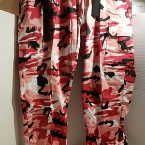 Pink Camouflage Pants